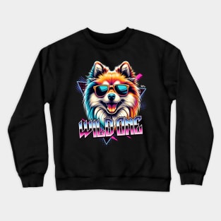 Wild One Finnish Spitz Dog Crewneck Sweatshirt